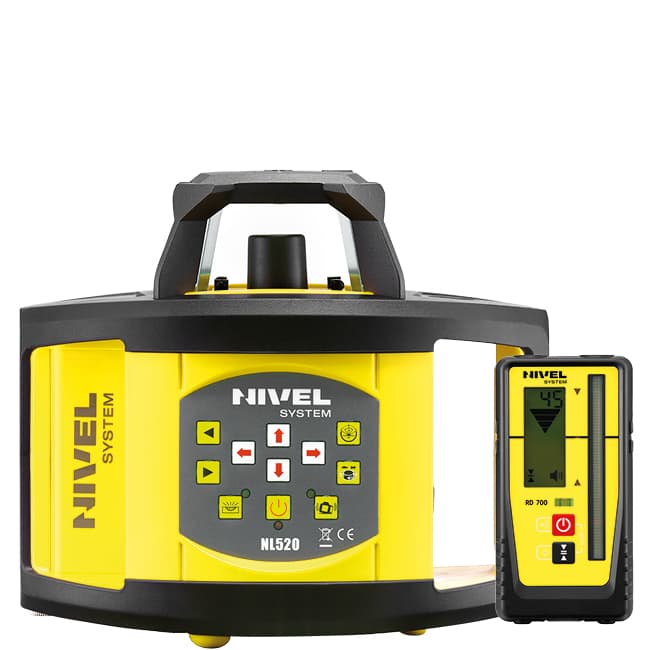 Nivel laserowy niwelator NL520 DIGITAL czerwony - Thumbnail 5