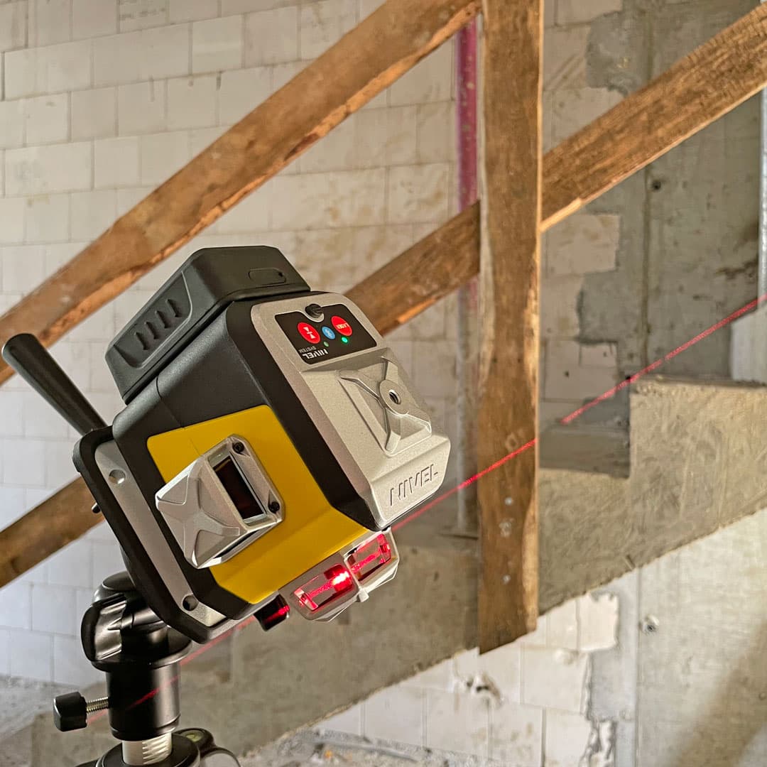 Nivel Multi-laser krzyżowy CL3R czerwony 3x360° Bluetooth - Thumbnail 5