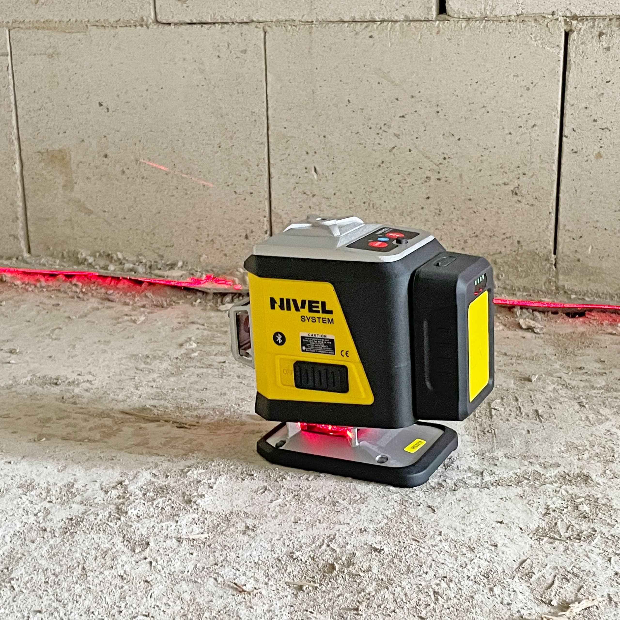 Nivel Multi-laser krzyżowy CL3R czerwony 3x360° Bluetooth - Thumbnail 4