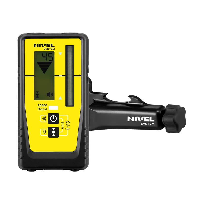 Nivel RD800 DIGITAL Czujnik do laserów krzyżowych/obrotowych uniwersalne zastosowanie - Thumbnail 2