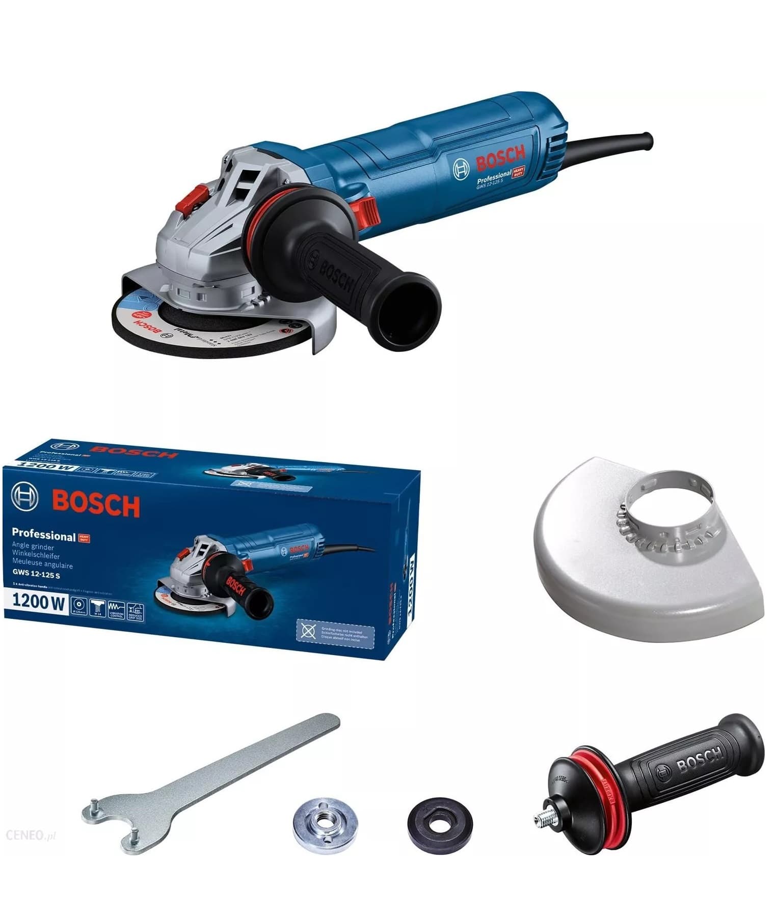 Bosch GWS 12-125S mała szlifierka kątowa 125 mm - Thumbnail 3