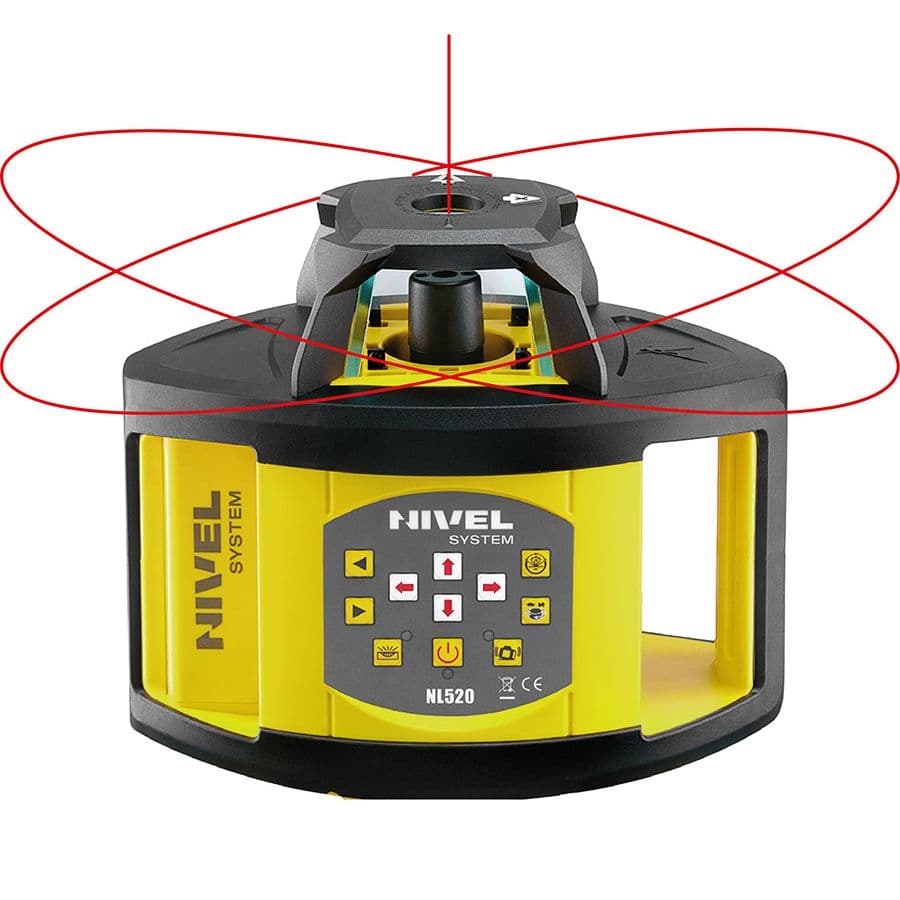 Nivel laserowy niwelator NL520 czerwony