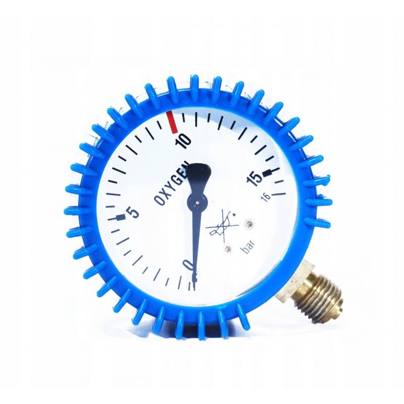 Magnum Manometr do reduktora Tlenowego 0-16 bar z przyłączem dolnym GM12x1,5