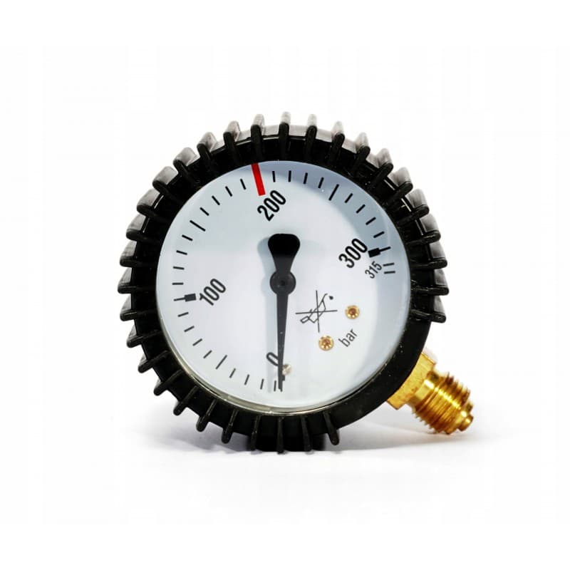 Magnum Manometr do reduktora AR/CO2 0-315 bar z przyłączem dolnym GM12X1,5