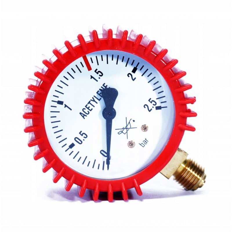 Magnum Manometr do reduktora Acetylenowego 0-2.5 bar z przyłączem dolnym G1/4